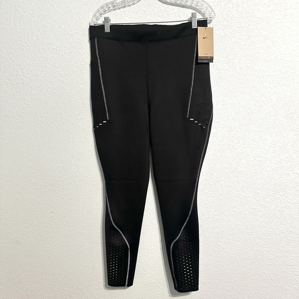 Nike Swift Women's High-Waisted 7/8 Running Leggings with Pockets | Black | XL